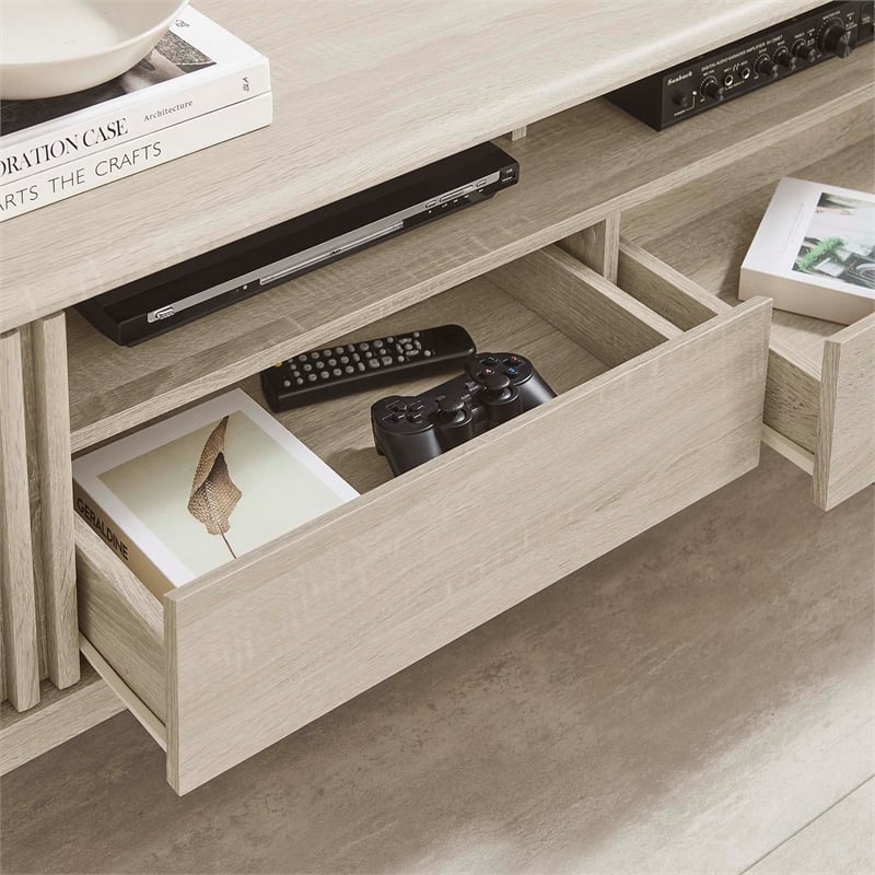 Modway Eudora Wood TV Stand for TVs up to 65
