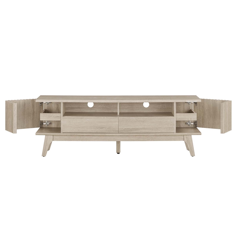Modway Eudora Wood TV Stand for TVs up to 65