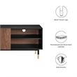 Modway Nexus Metal & Wood TV Stand for TVs up to 65