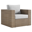 Convene 3-Piece Outdoor Patio Furniture Set in Cappuccino Gray