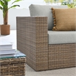 Convene 3-Piece Outdoor Patio Furniture Set in Cappuccino Gray