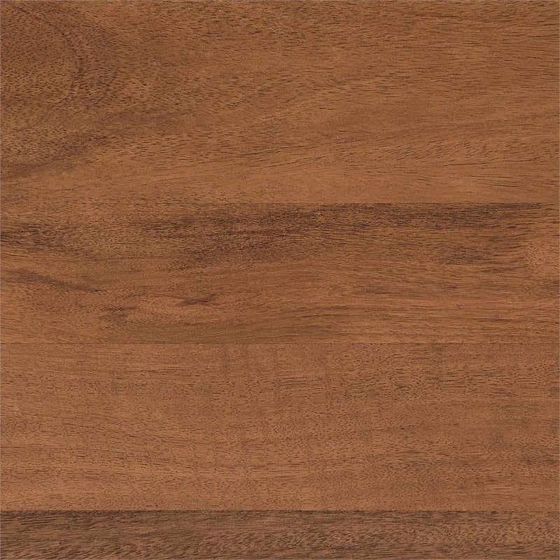 Modway Amistad Wood Console Table with Adjustable Foot Pads in Walnut