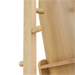 Modway Ascend Modern Wood Standing Mirror with Open Shelves in Oak