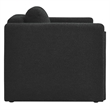 Modway Visible Upholstered Modern Boucle Fabric Armchair in Black