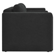 Modway Visible Upholstered Modern Boucle Fabric Loveseat in Black