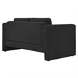 Modway Visible Upholstered Modern Boucle Fabric Loveseat in Black