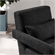 Modway Mirage Upholstered Modern Boucle Fabric Armchair in Black