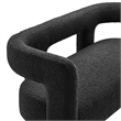 Modway Kayla Upholstered Modern Boucle Fabric Loveseat in Black