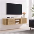 Modway Fortitude Wall-Mounted Wood TV Stand for TVs up to 70