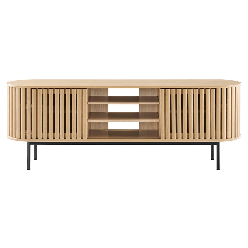 Modway Fortitude Wood TV Stand for TVs up to 78