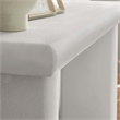 Modway Relic Modern Wood & Cement Concrete Console Table in White