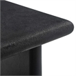 Modway Relic Modern Wood & Cement Concrete Coffee Table in Black