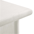 Modway Relic Modern Wood & Cement Concrete Coffee Table in White