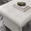 Modway Relic Modern Wood & Cement Concrete Coffee Table in White