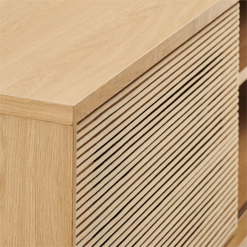 Modway Milo 1-Shelf Wood TV Stand for TVs up to 65