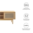 Modway Milo 1-Shelf Wood TV Stand for TVs up to 65
