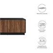 Modway Holden 2-Drawer Wood TV Stand for TVs up to 70