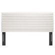 Modway Tranquil Upholstered Wood King/California King Headboard in White