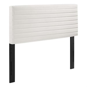 Modway Tranquil Upholstered Wood King/California King Headboard in White