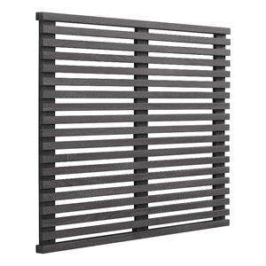 Modway Render Wall Mount Modern Wood Twin Headboard in Charcoal
