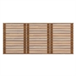 Modway Render Wall Mount Modern Wood Queen Headboard in Walnut