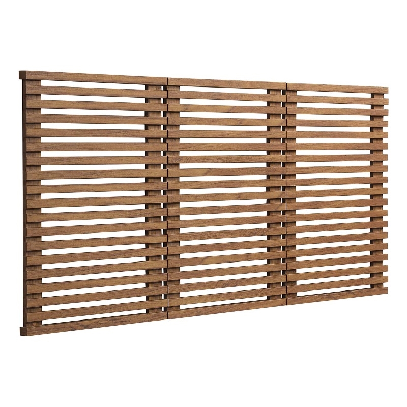 Modway Render Wall Mount Modern Wood Queen Headboard in Walnut