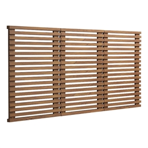 Modway Render Wall Mount Modern Wood Queen Headboard in Walnut