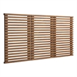 Modway Render Wall Mount Modern Wood Queen Headboard in Walnut