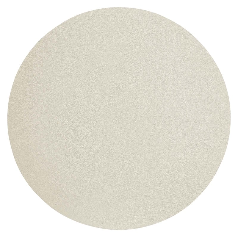 Caspian Round Concrete Side Table in White