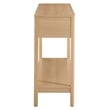 Chaucer Wood Entryway Console Table in Oak
