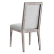 French Vintage Tufted Fabric Dining Side Chairs Set of 2