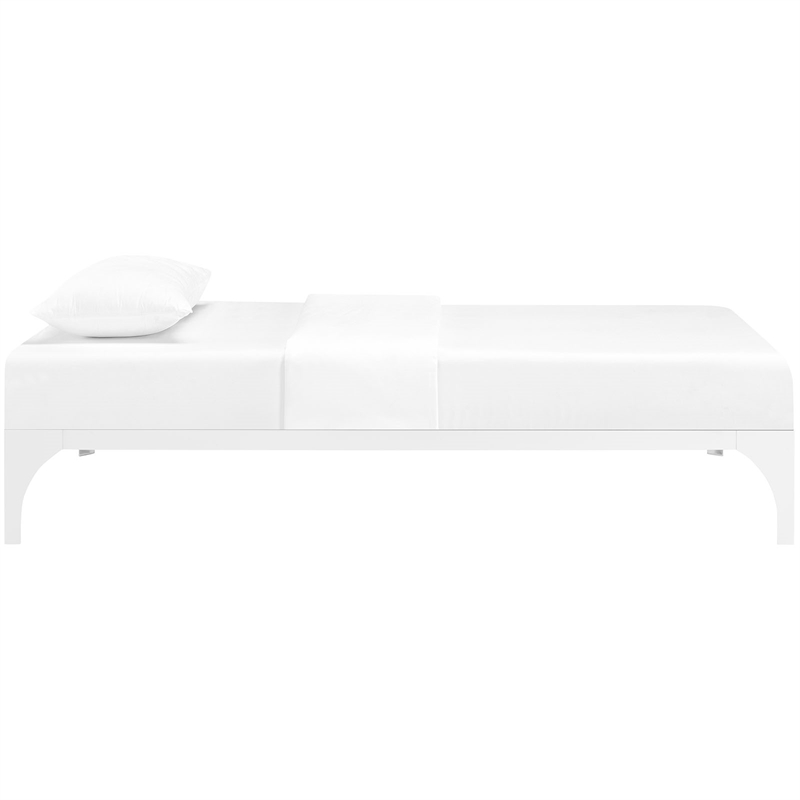 Ollie Twin Bed Frame in White