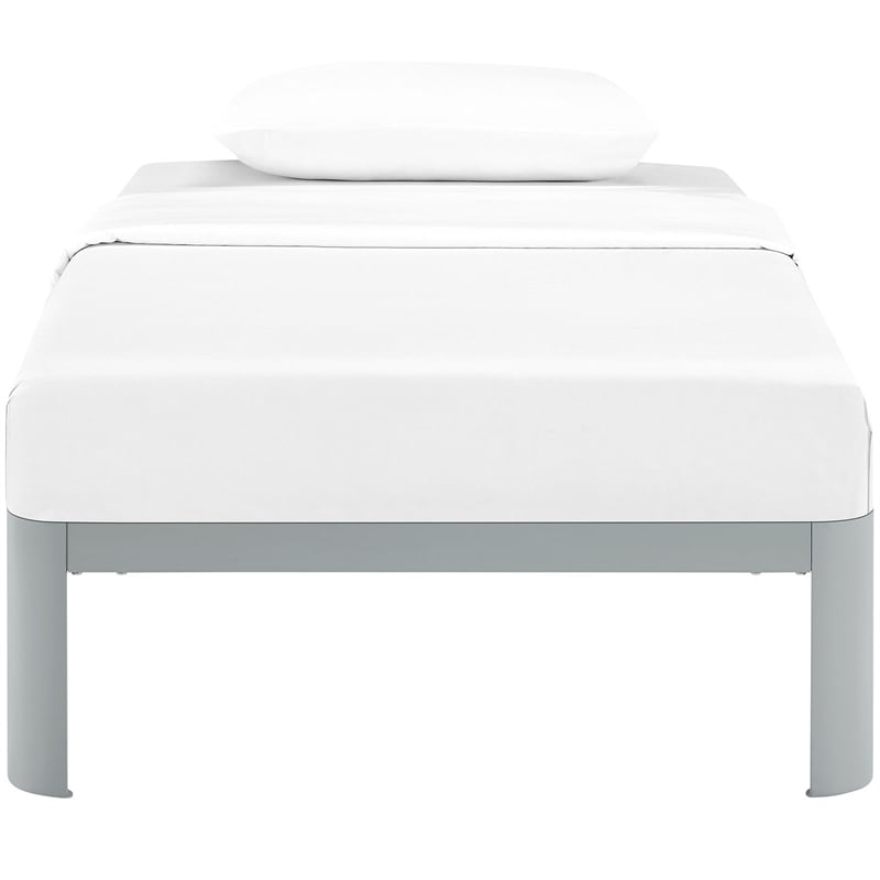 Corinne Twin Bed Frame in Gray