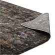 Minu Distressed Floral Lattice 4x6 Area Rug in Black Yellow and Orange