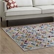 Laleh Geometric Mosaic 4x6 Area Rug in Multicolored