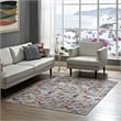 Laleh Geometric Mosaic 4x6 Area Rug in Multicolored