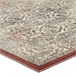 Hester Ornate Turkish 5x8 Vintage Area Rug in Tan and Walnut Brown