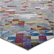 Lavendula Triangle Mosaic 4x6 Area Rug in Multicolored