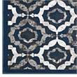 Rustic Vintage Moroccan Trellis 5x8 Area Rug