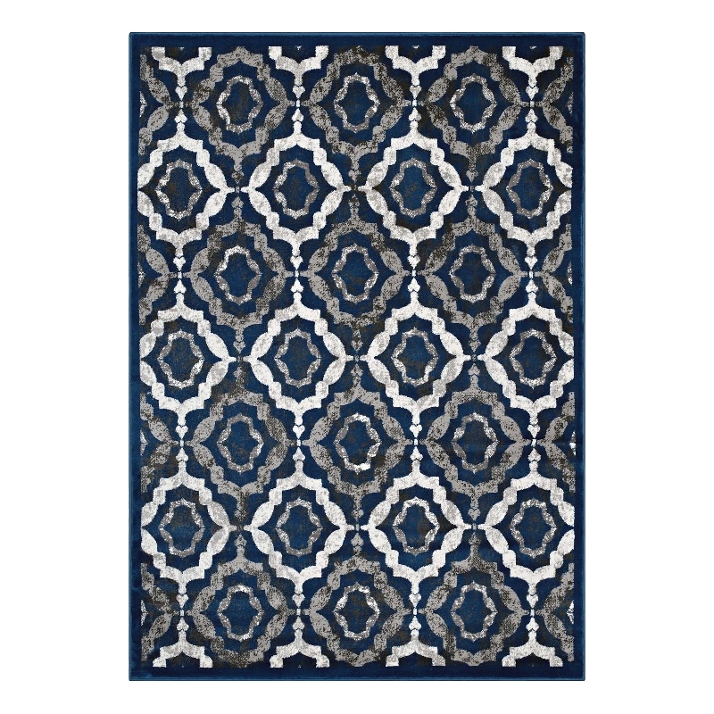 Rustic Vintage Moroccan Trellis 5x8 Area Rug