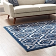 Rustic Vintage Moroccan Trellis 5x8 Area Rug