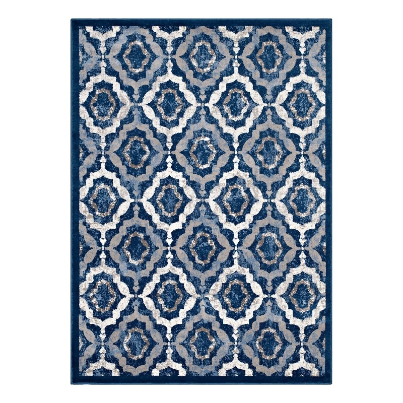 Rustic Vintage Moroccan Trellis 5x8 Area Rug
