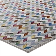Gemma Chevron Mosaic 4x6 Area Rug in Multicolored
