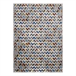 Gemma Chevron Mosaic 4x6 Area Rug in Multicolored