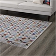 Gemma Chevron Mosaic 5x8 Area Rug in Multicolored