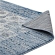 Distressed Floral Lattice Contemporary 5x8 Area Rug
