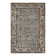 Distressed Vintage Floral Lattice 5x8 Area Rug