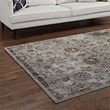 Distressed Vintage Floral Lattice 5x8 Area Rug