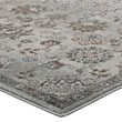 Distressed Vintage Floral Lattice 5x8 Area Rug