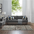 Distressed Moroccan Tribal Abstract Diamond 8x10 Area Rug